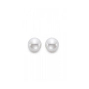 MASTOLONI 10-10.5mm Freshwater Pearl Earrings in 14K White Gold